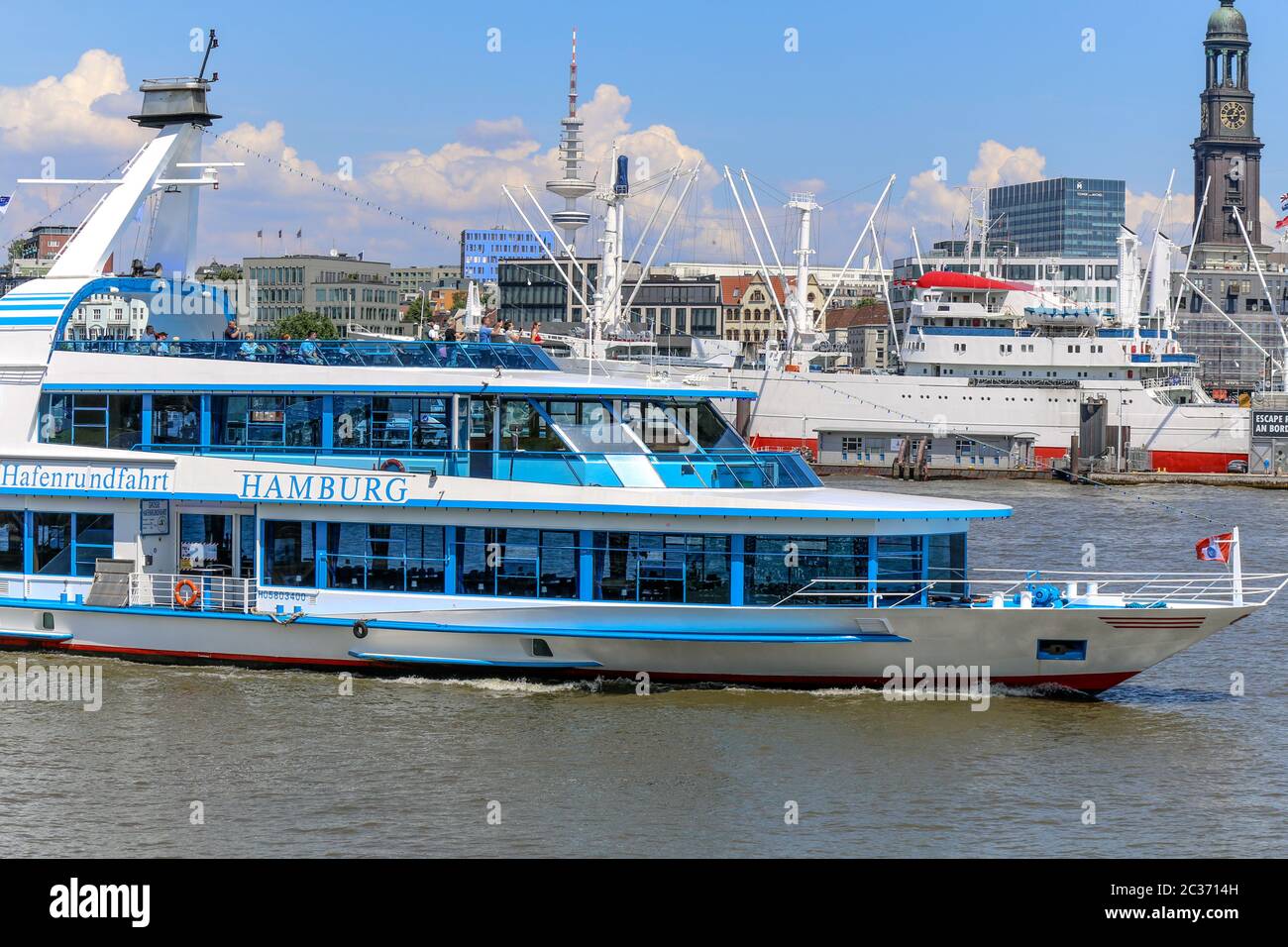 Hafenrundfahrt, Rainer Abicht, Hamburg, Hafen, 17.06.2020 Stockfoto