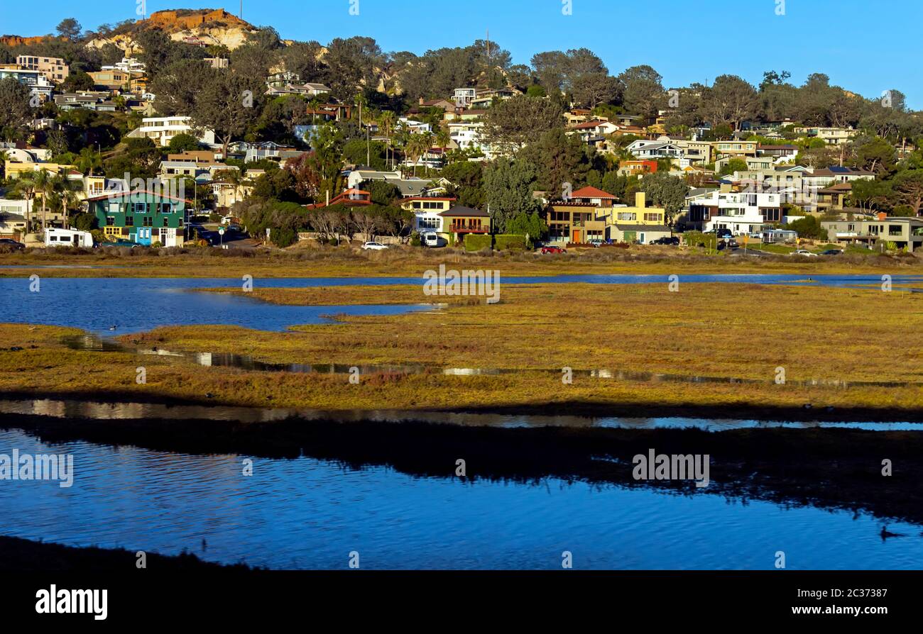 Herrliche Landschaft in der Nähe der kleinen Stadt in Kalifornien, Vereinigte Staaten von Amerika. Stockfoto