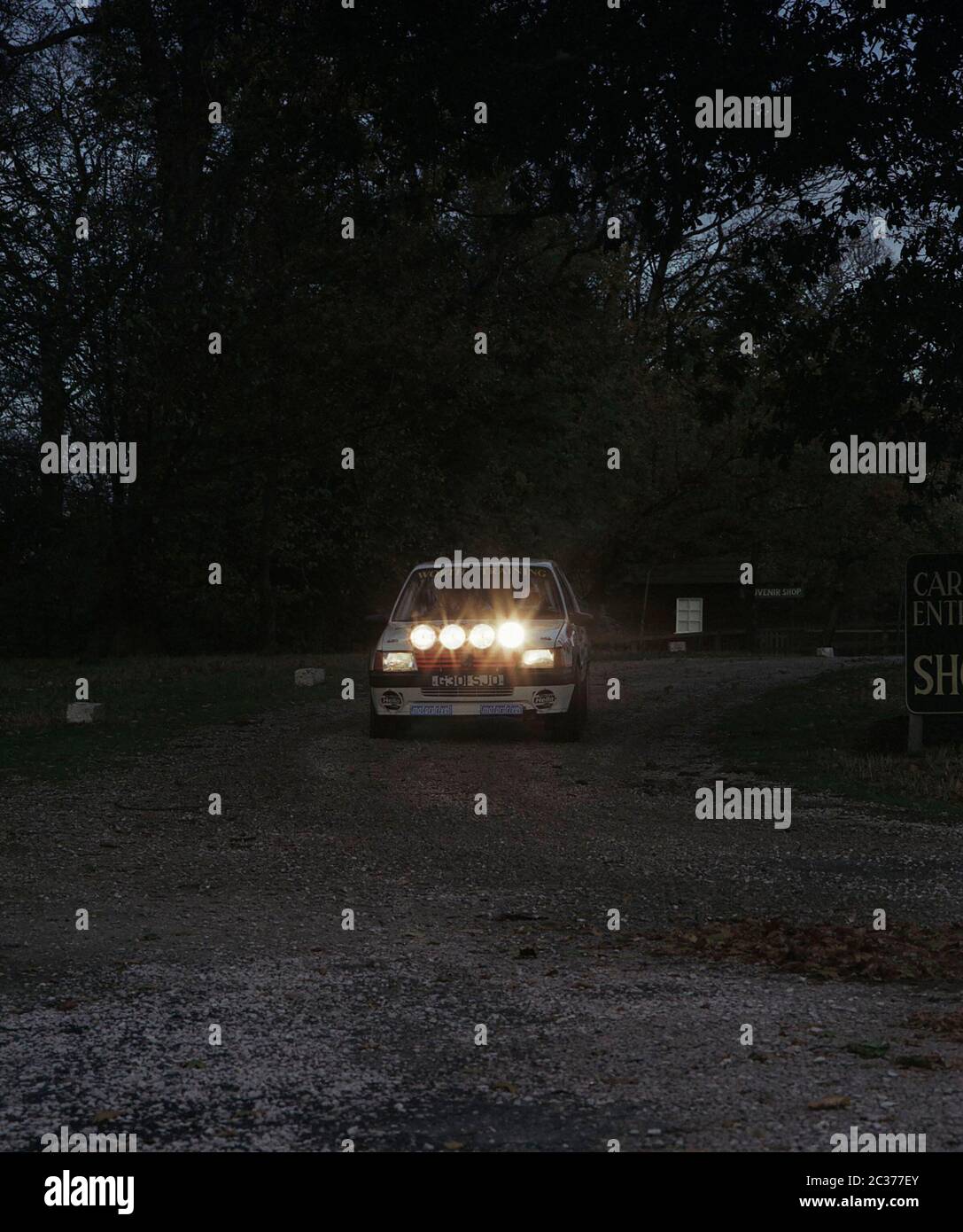 1996, Peugeot 205 Rally Car, West Yorkshire, Großbritannien Stockfoto