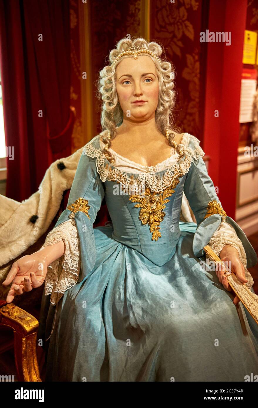 Maria Theresia Wachsfigur im Madame Tussauds Museum in Wien Stockfoto Maria Theresia Wachsfigur im Madame Tussauds Museum in Wien Stockfoto