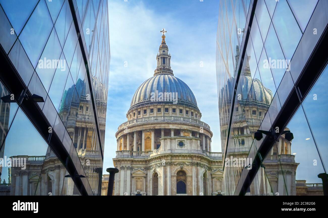 St. Paul's Cathedral in Central London, Großbritannien Stockfoto