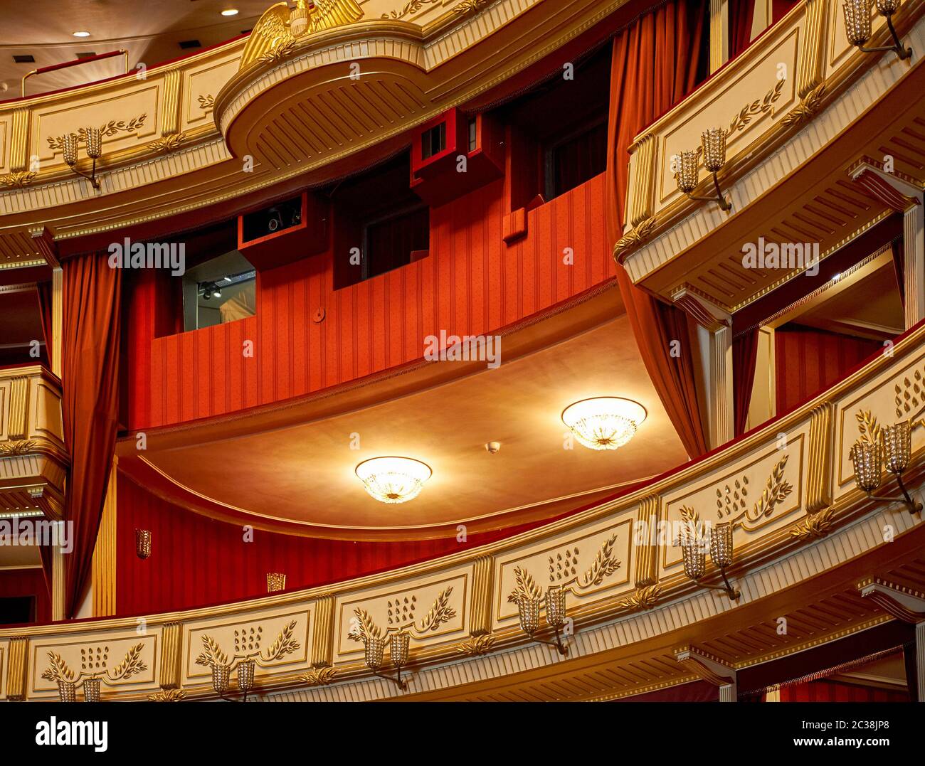 Besuch des Royal Opera House. Wien, Österreich Stockfoto