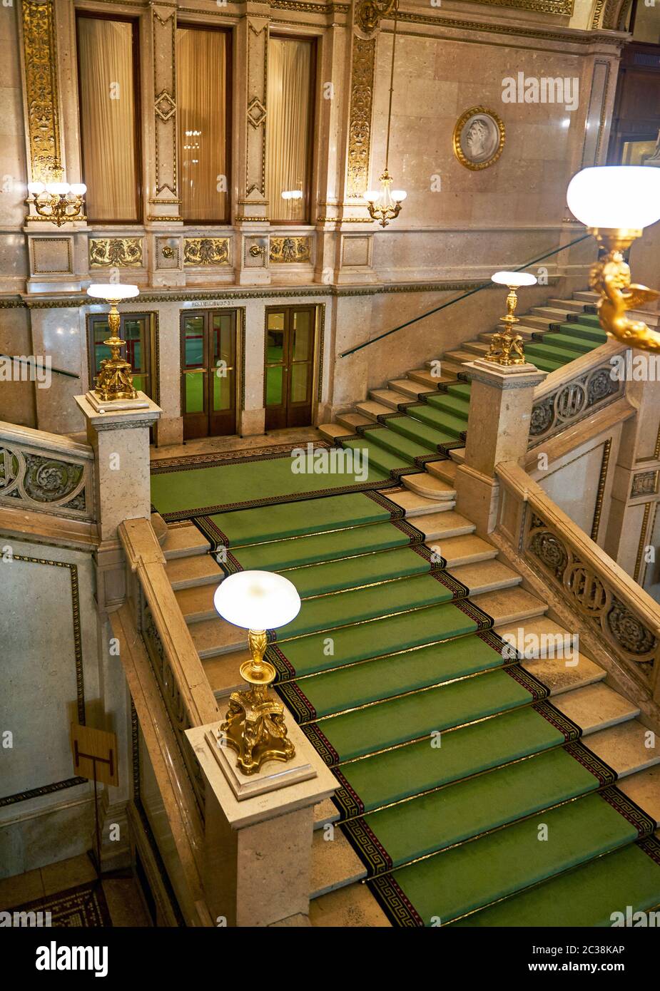 Besuch des Royal Opera House. Wien, Österreich Stockfoto