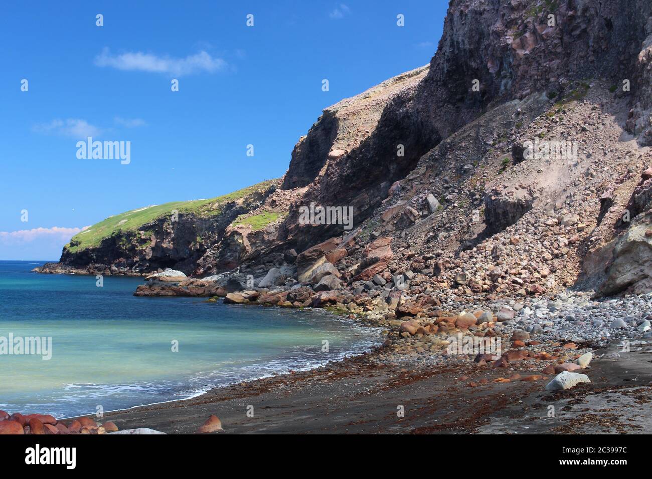 Weiße Insel in Neuseeland, vulkanische Insel Whakaari Stockfoto