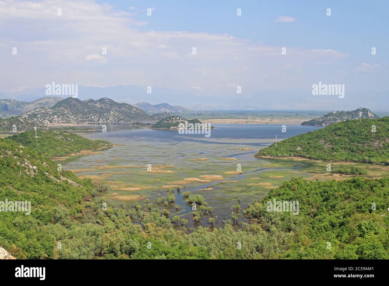 Skutarisee, Montenegro - 20. April 2011: Natur und Nationalpark Skadarsko Jezero, Montenegro. Stockfoto