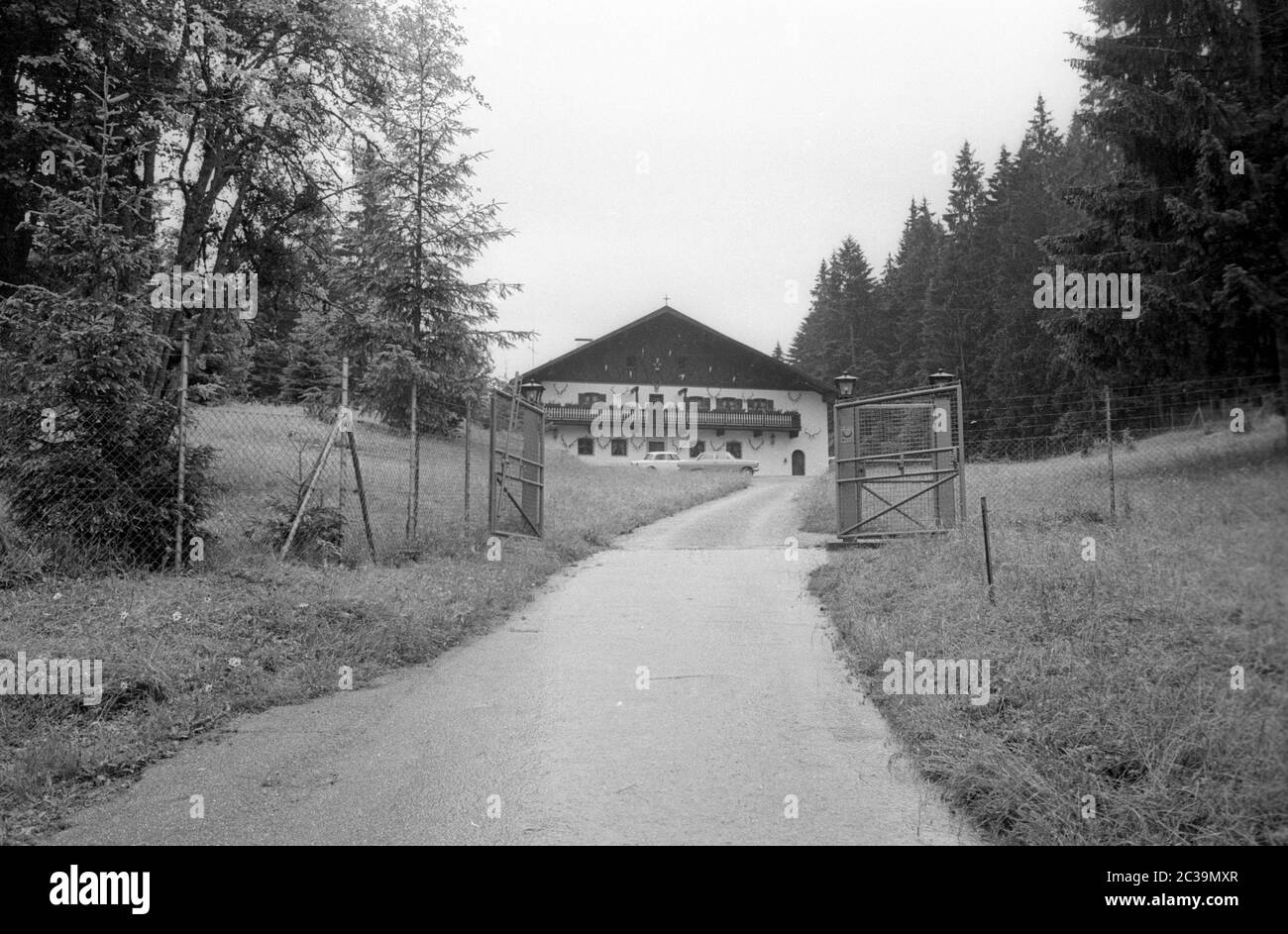 Das gut Rechenau, Sitz der Familie Sachs, bei Oberaudorf im Jahre 1966