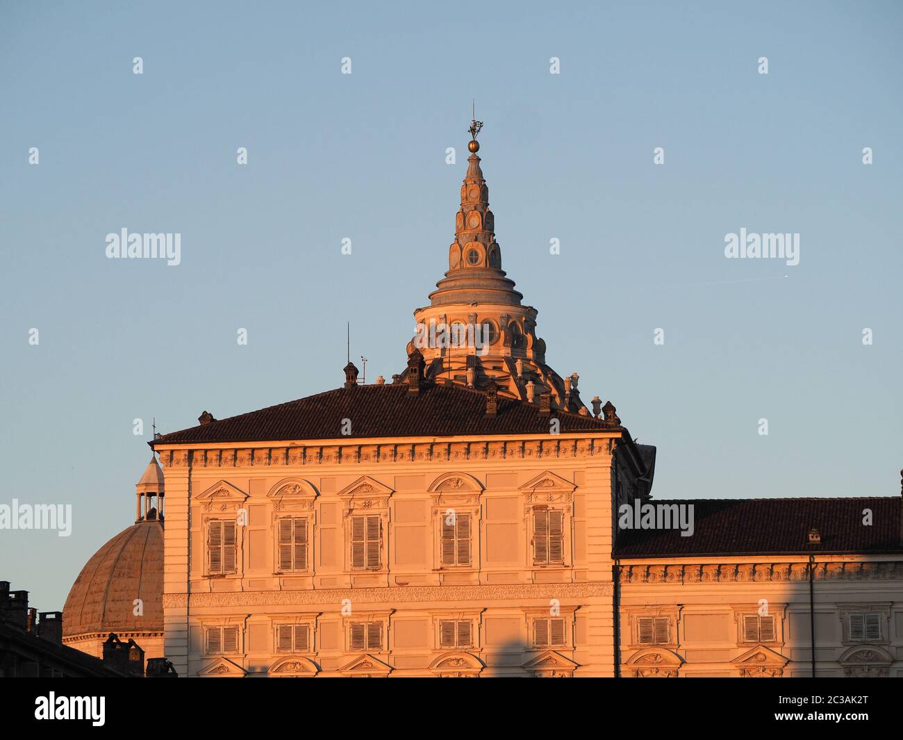 Palazzo reale (Übersetzung: Königspalast) in Turin, Italien Stockfoto