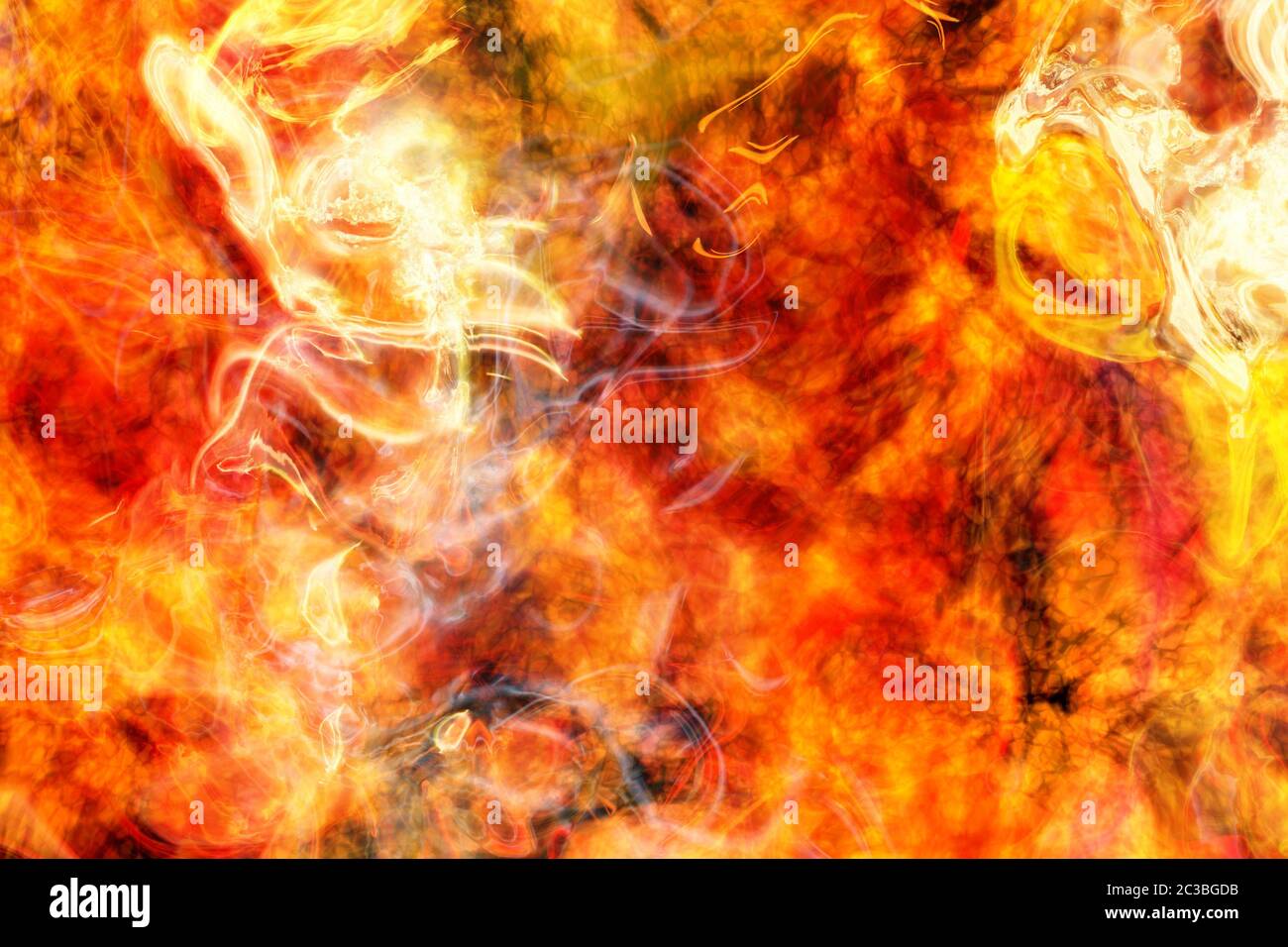 Red Fire abstrakt Hintergrund Stockfoto