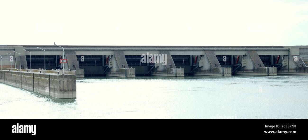 Schleusenanlage Stockfoto