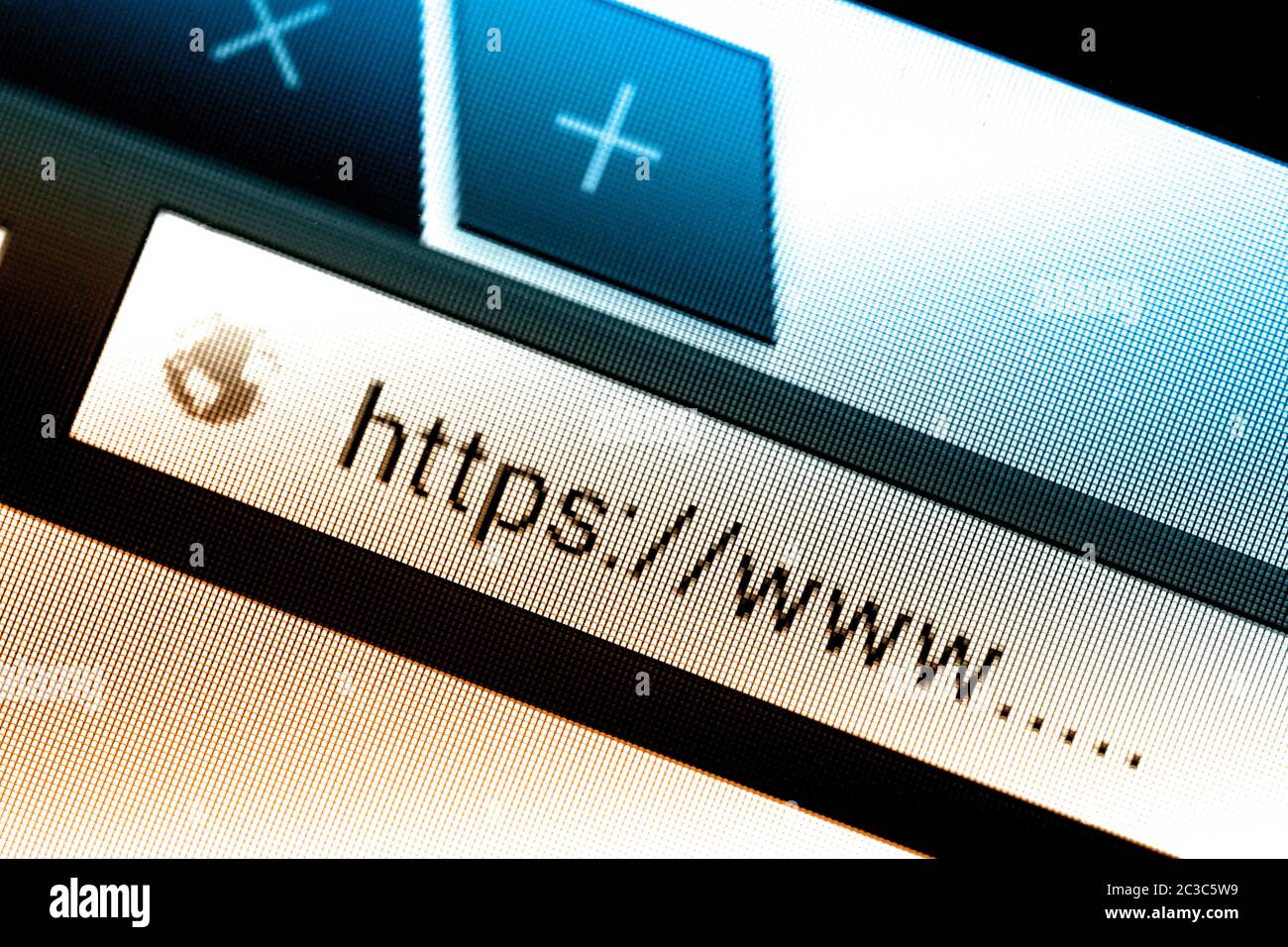 SSL - Internetverbindung Stockfoto
