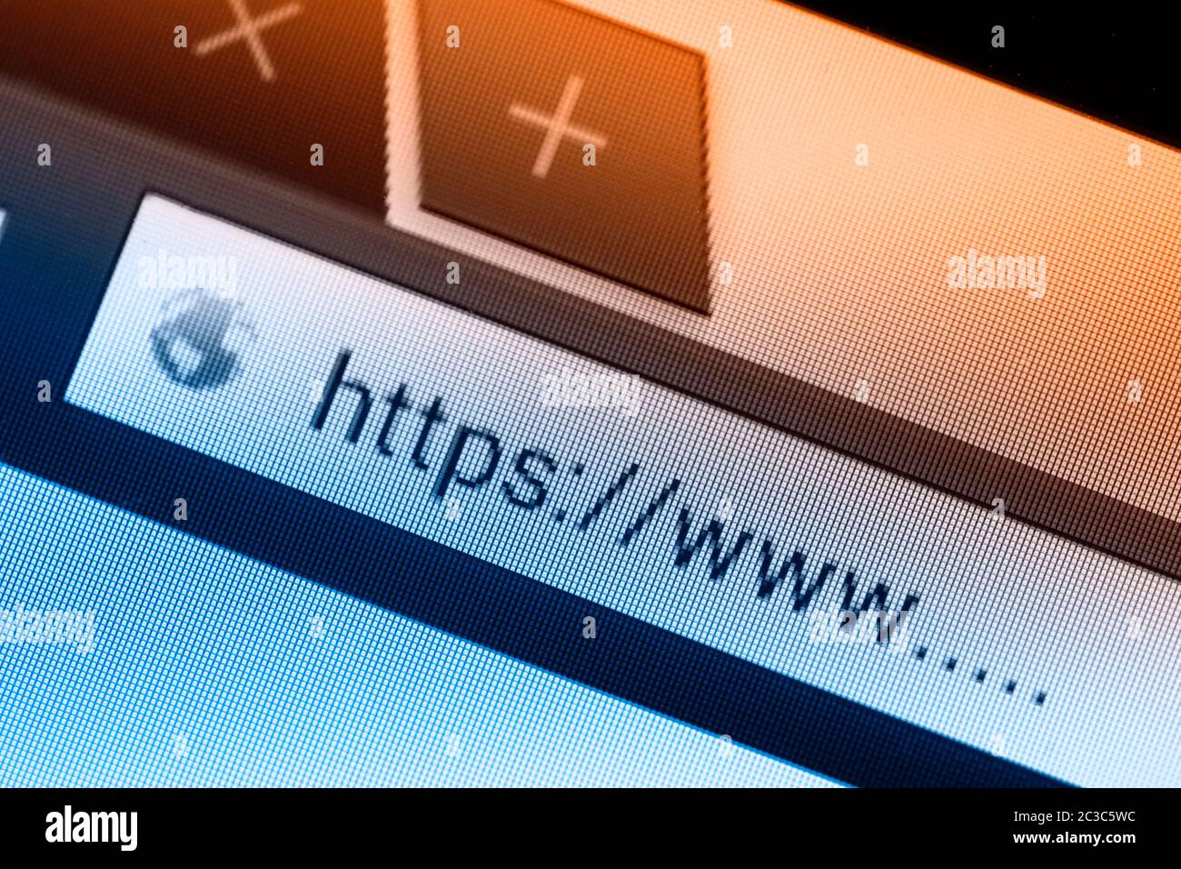 SSL - Internetverbindung Stockfoto