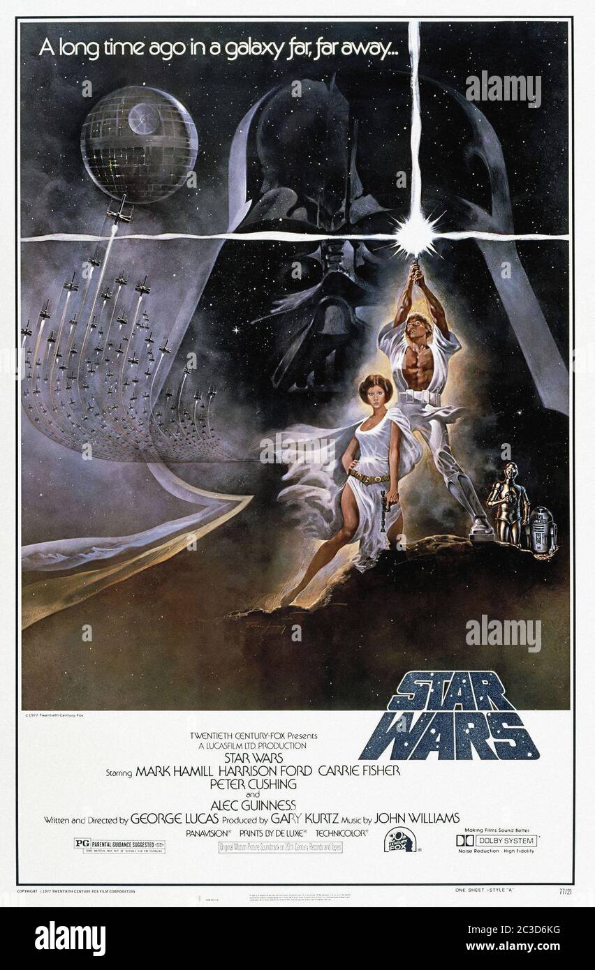 Star Wars - Vintage Movie Poster Stockfoto