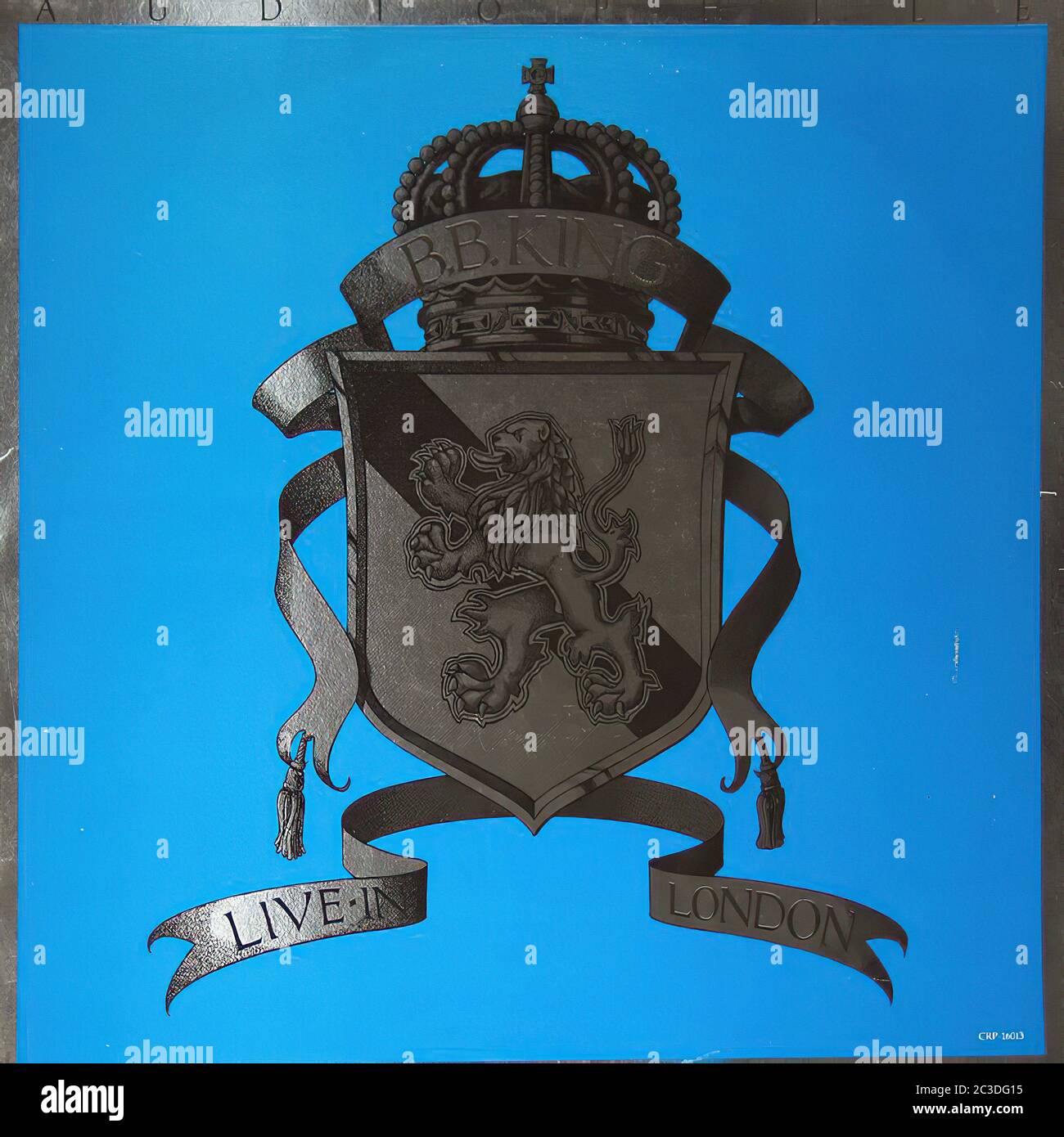 B. B. B. King Live in London audiophile Half Speed - Vintage 12'' Vinyl LP 02 Cover Stockfoto