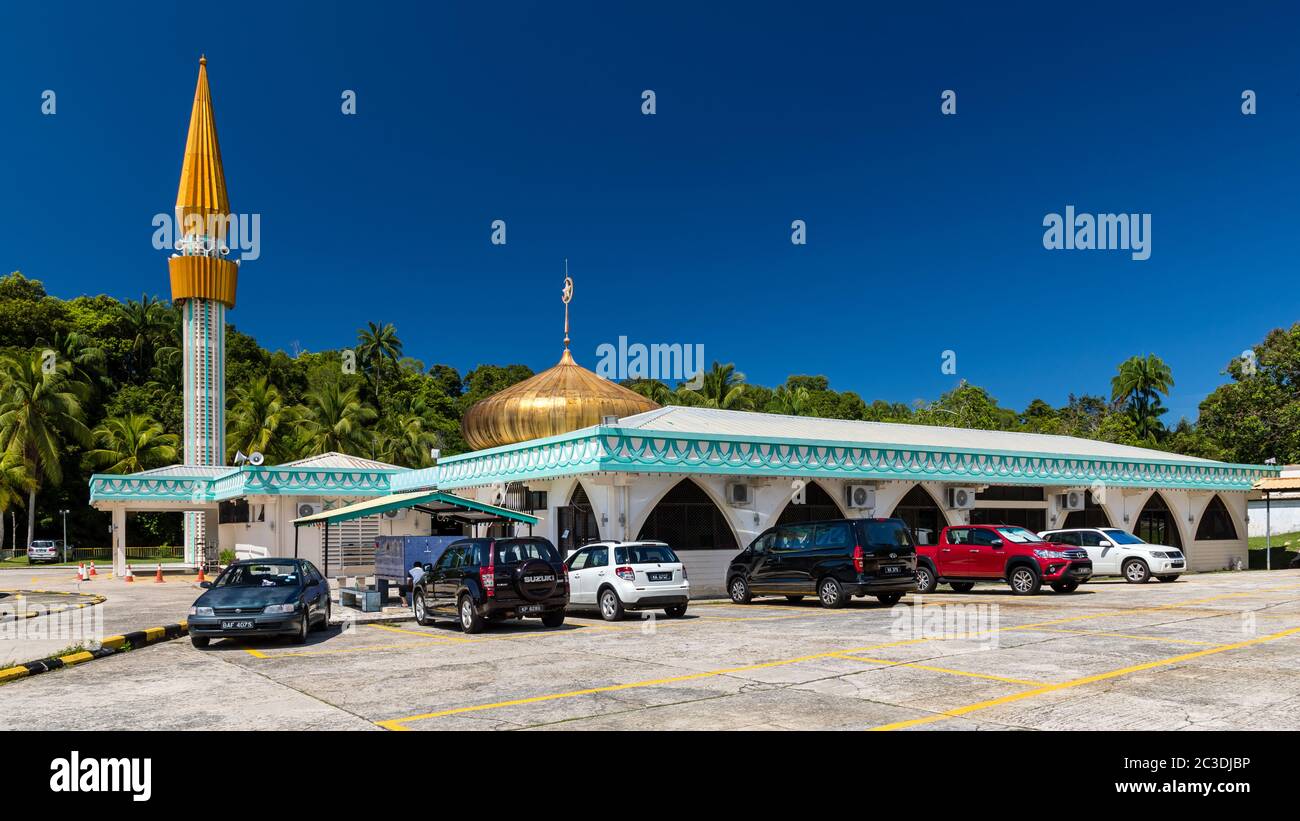 Pekan Tutong, Brunei: Hassanal Bolkiah Moschee Stockfoto
