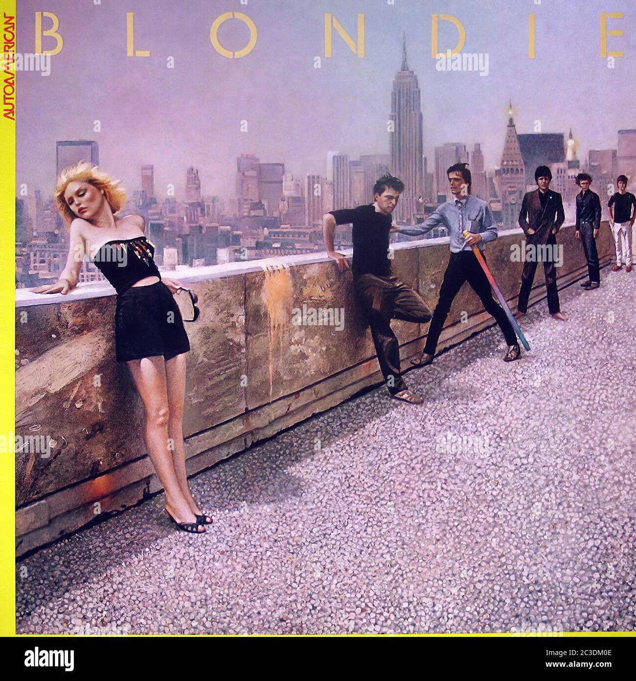 BLONDIE Autoamerican - Vintage 12'' Vinyl LP Cover Stockfoto