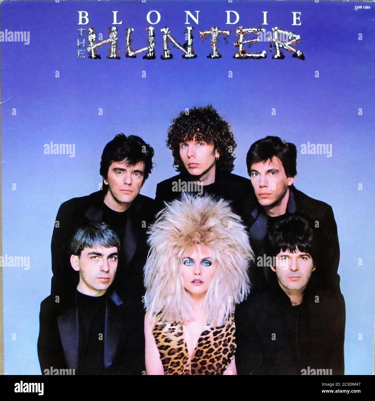 BLONDIE THE HUNTER - Vintage 12'' LP Vinyl Cover Stockfoto