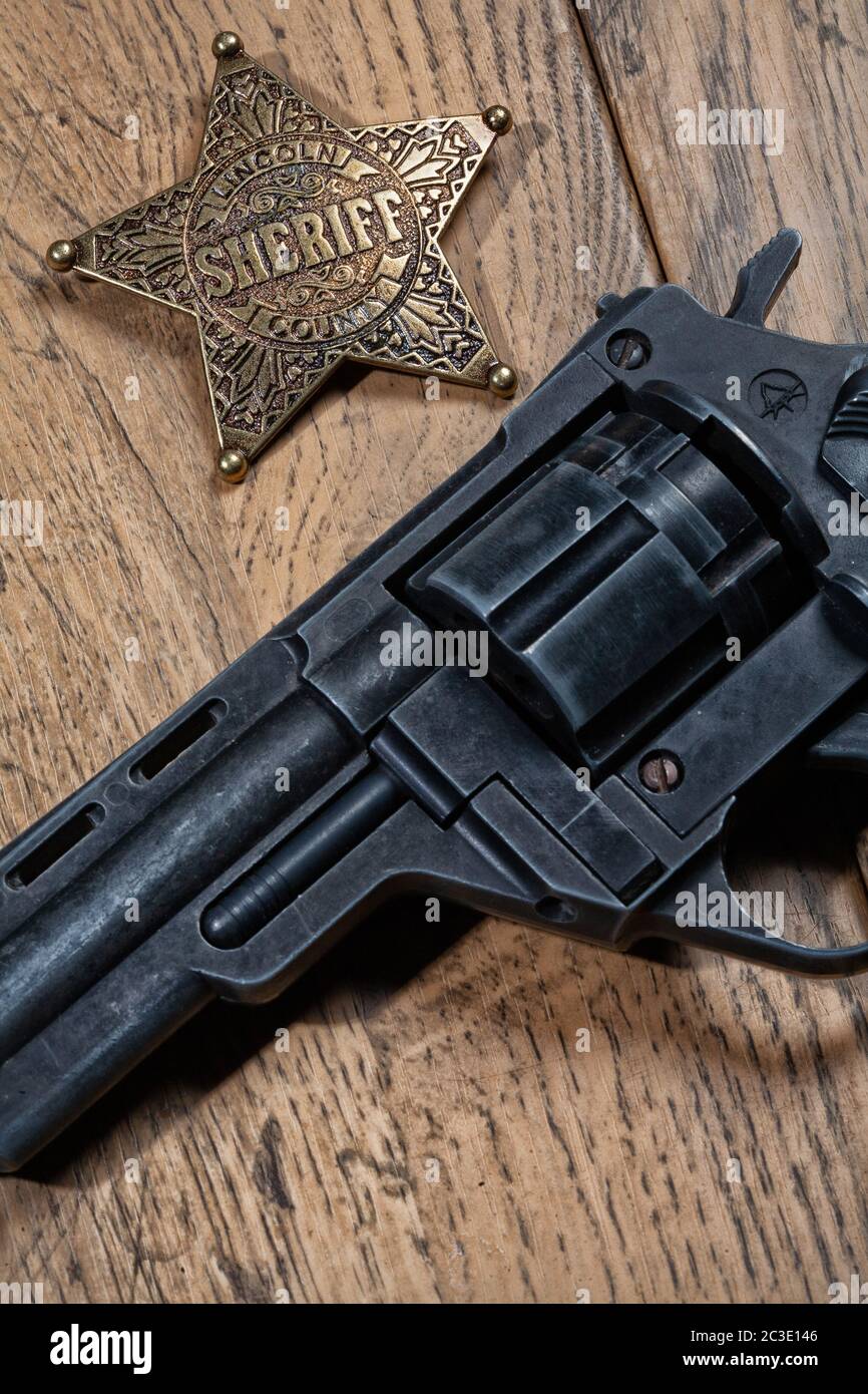 Star Und Gun Stockfoto