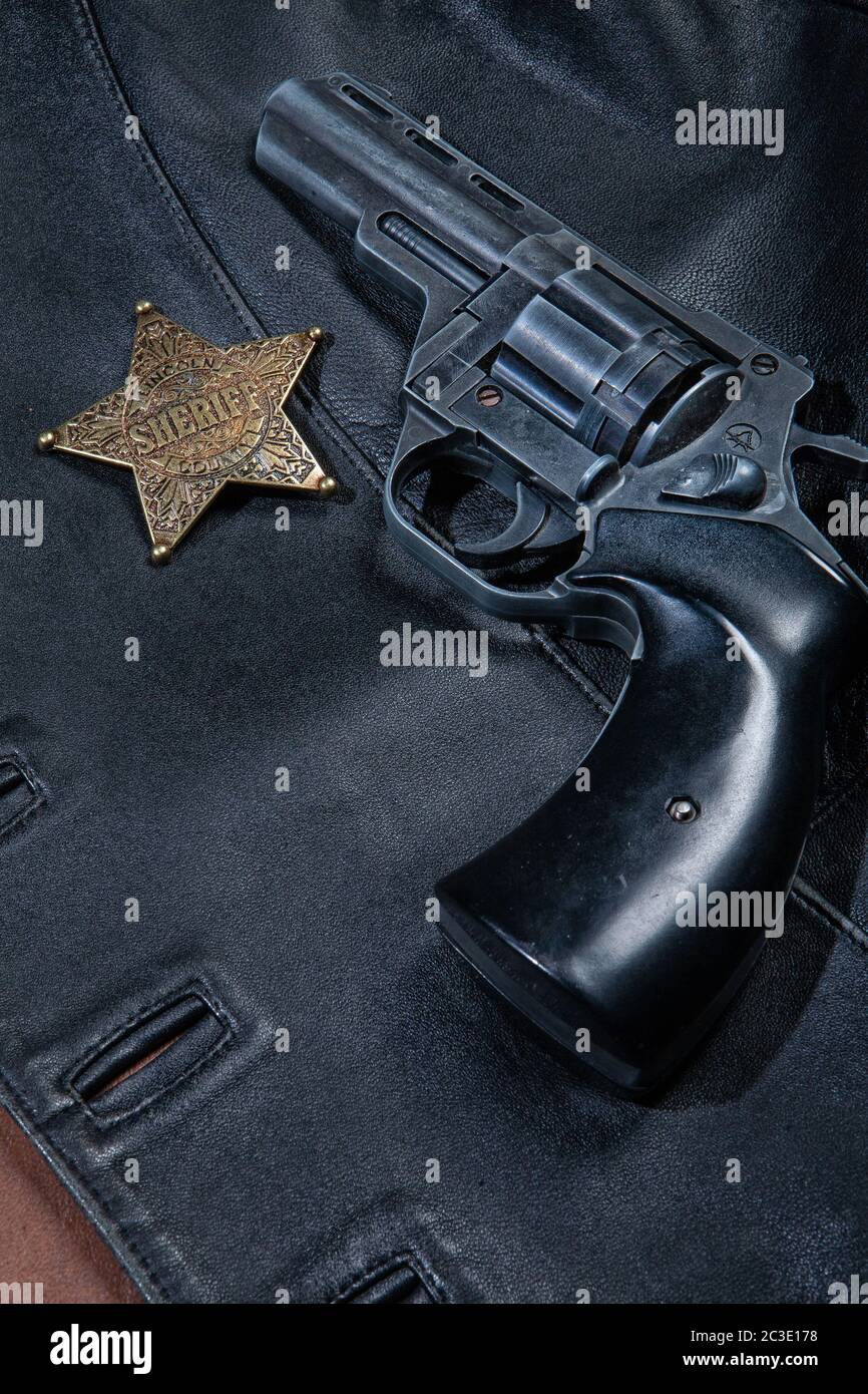 Gewehr und Star Stockfoto