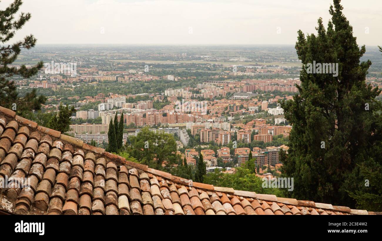 Stadtarchitektur in Bologna, Italien. Stockfoto