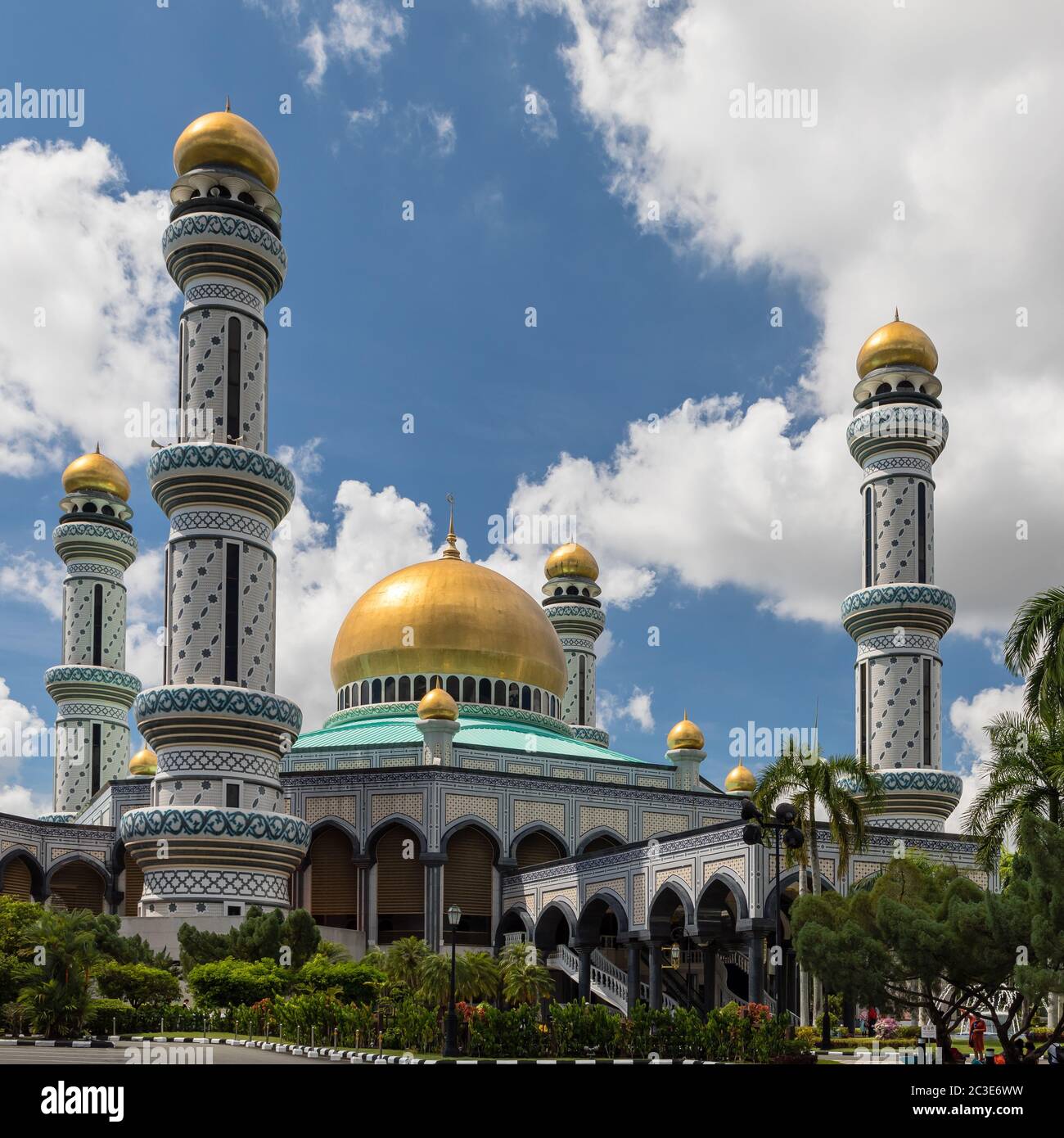 Jame' ASR Hassanil Bolkiah Moschee in Brunei Darussalam Stockfoto