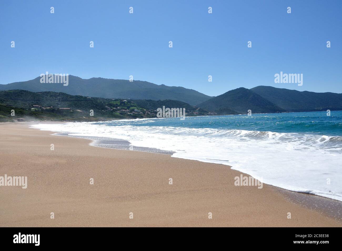 Schöne Landschaft des südlichen Korsika, Ajaccio Stockfoto