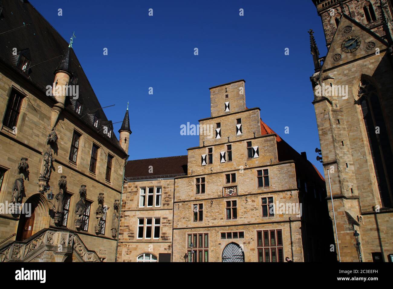 Der Rathausplatz Stockfoto