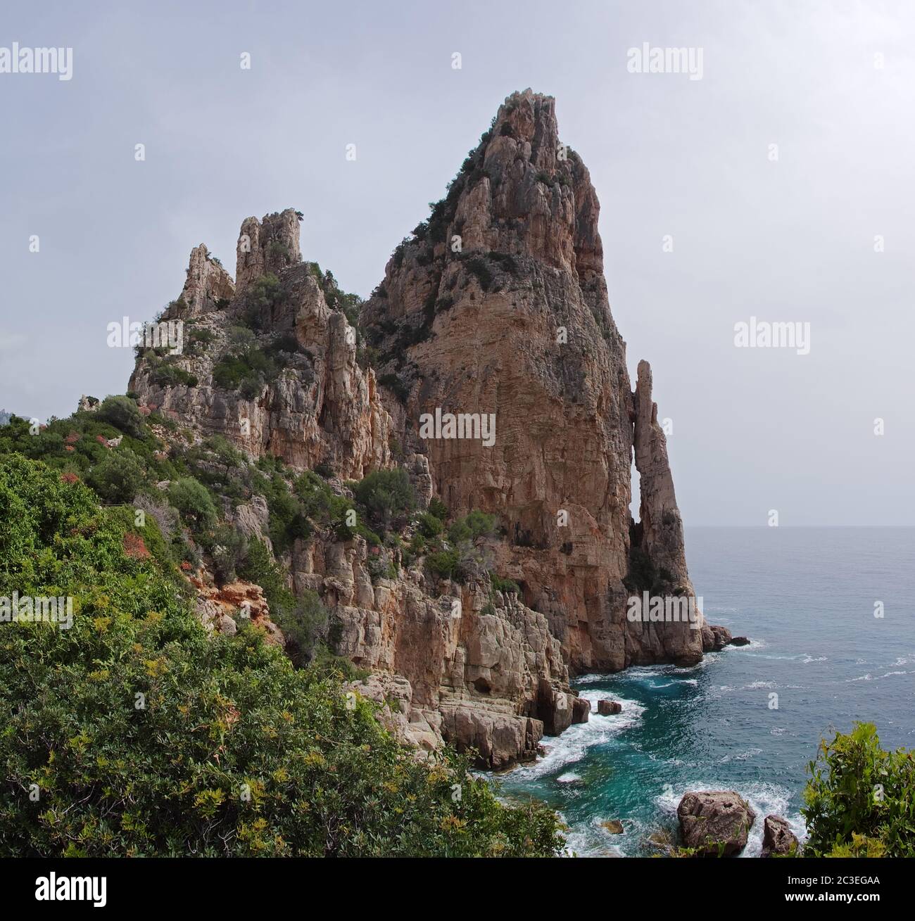 Pedra Longa - Sardinien Stockfoto