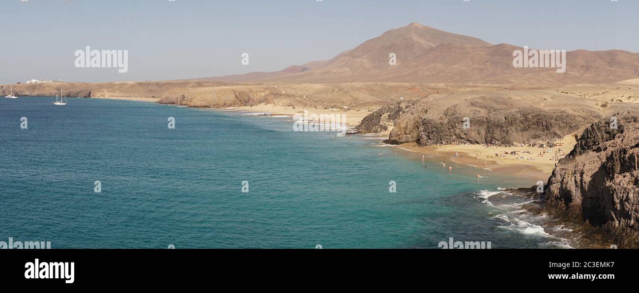 Lanzarote Island Impressionen auf den Kanarischen Inseln Spaniens. Stockfoto