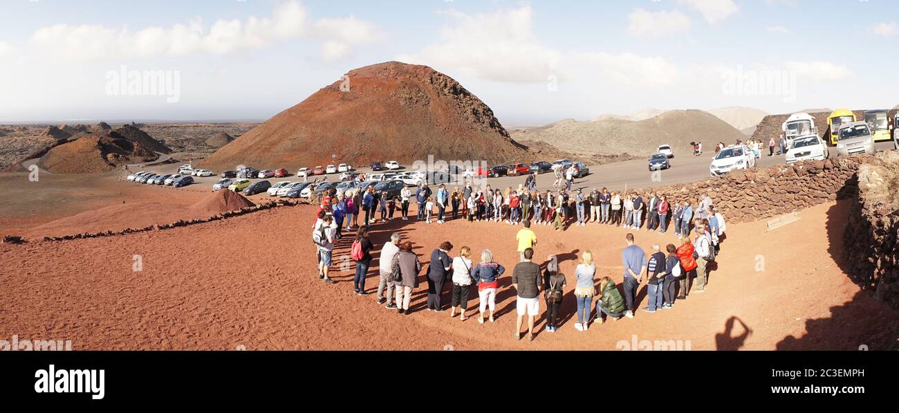 Lanzarote Island Impressionen auf den Kanarischen Inseln Spaniens. Stockfoto