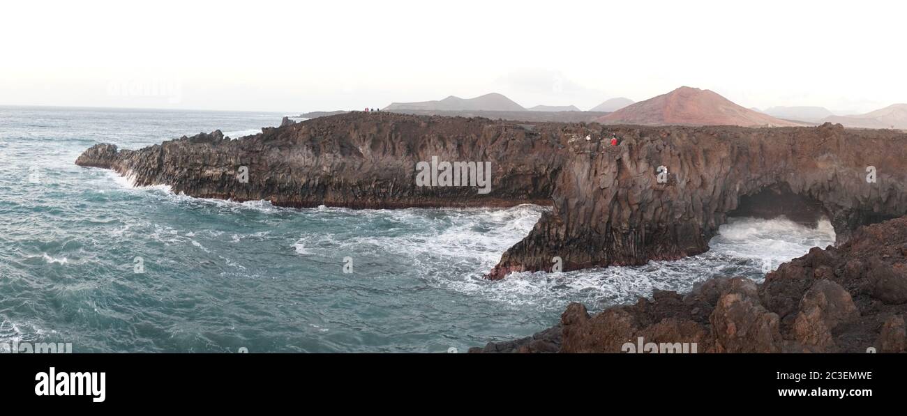 Lanzarote Island Impressionen auf den Kanarischen Inseln Spaniens. Stockfoto