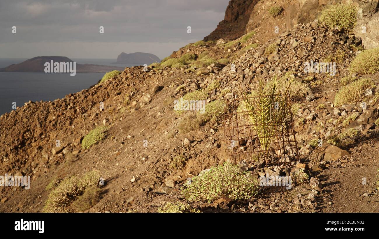 Lanzarote Island Impressionen auf den Kanarischen Inseln Spaniens. Stockfoto