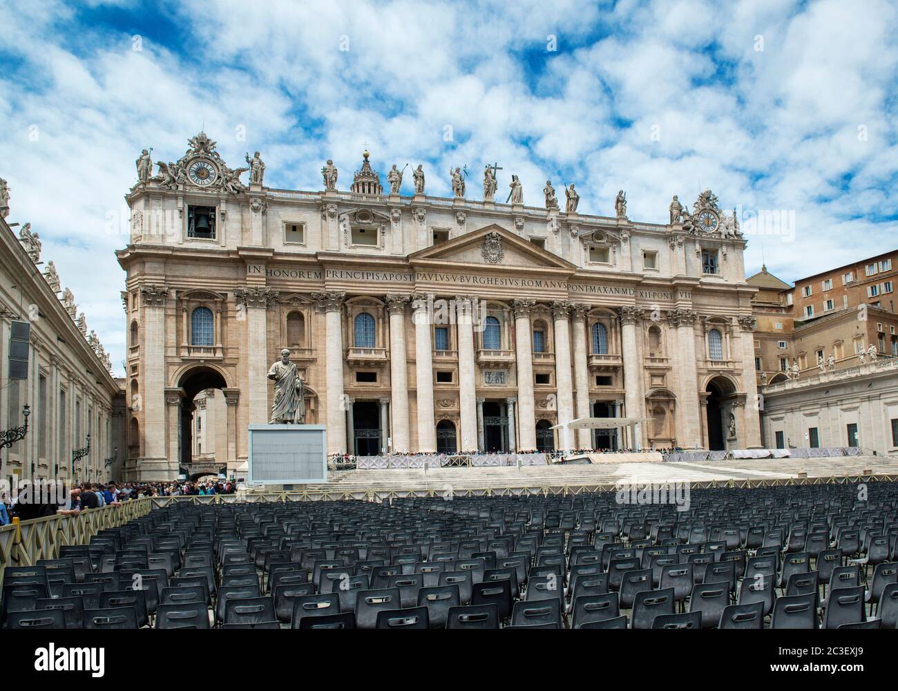 Petersdom, Petersdom, Petersdom, Kirche im Renaissance-Stil, Vatikanstadt, Rom, Italien Stockfoto