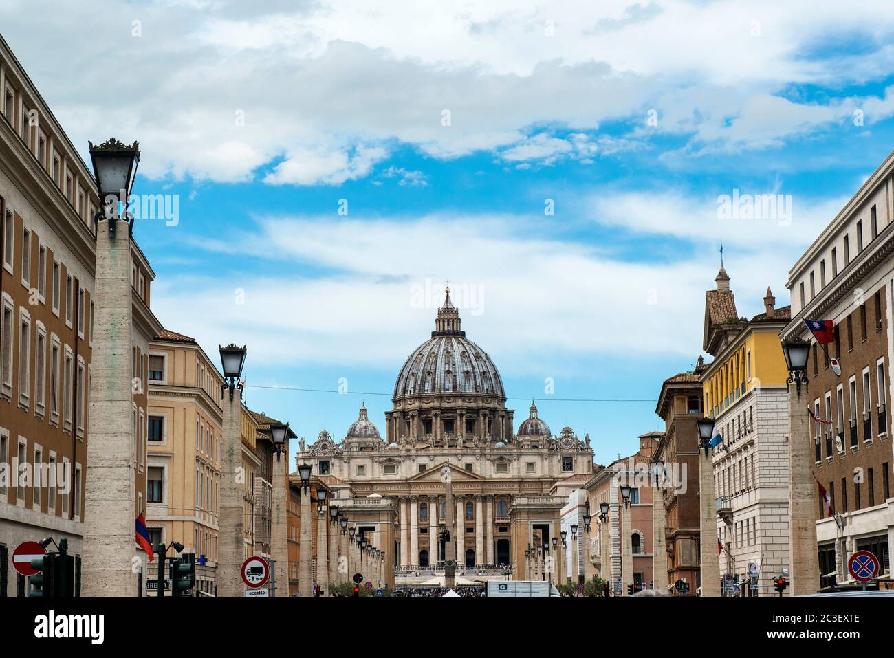 Petersdom, Petersdom, Petersdom, Kirche im Renaissance-Stil, Vatikanstadt, Rom, Italien Stockfoto