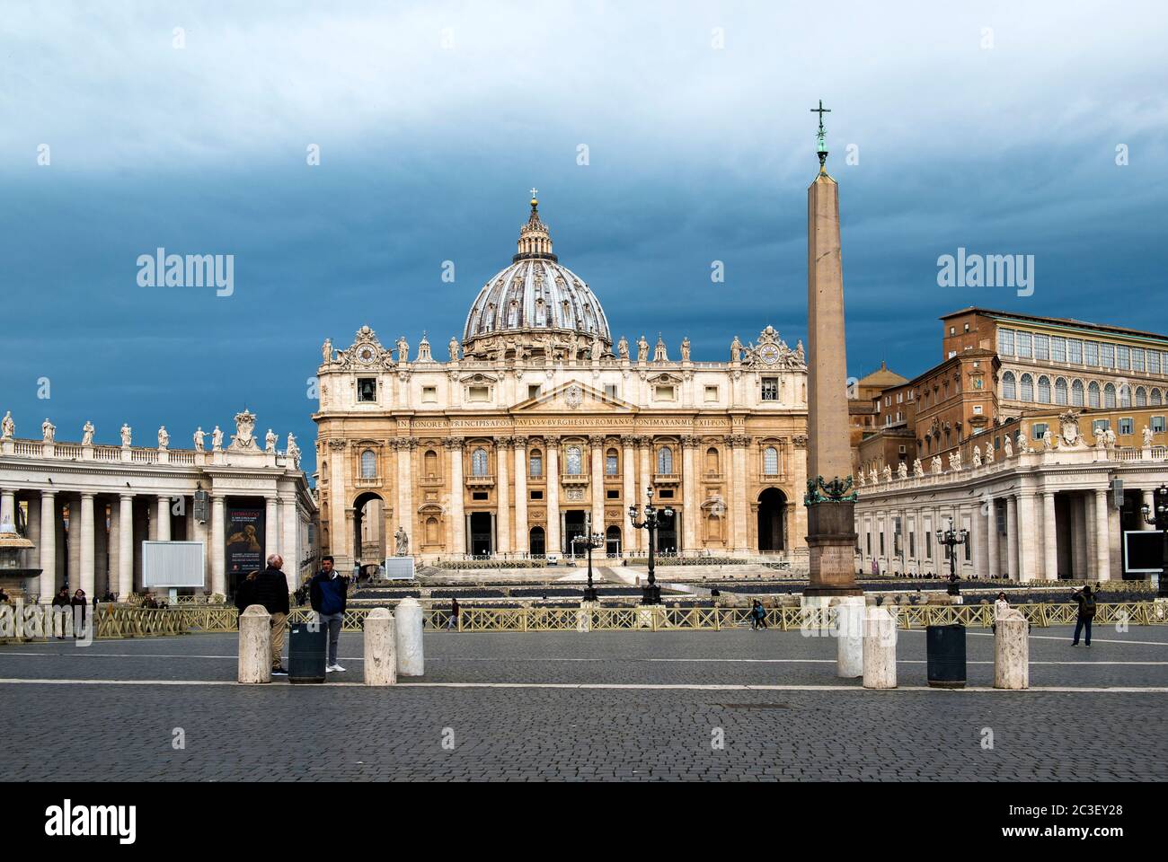 Petersdom, Petersdom, Petersdom, Kirche im Renaissance-Stil, Vatikanstadt, Rom, Italien Stockfoto