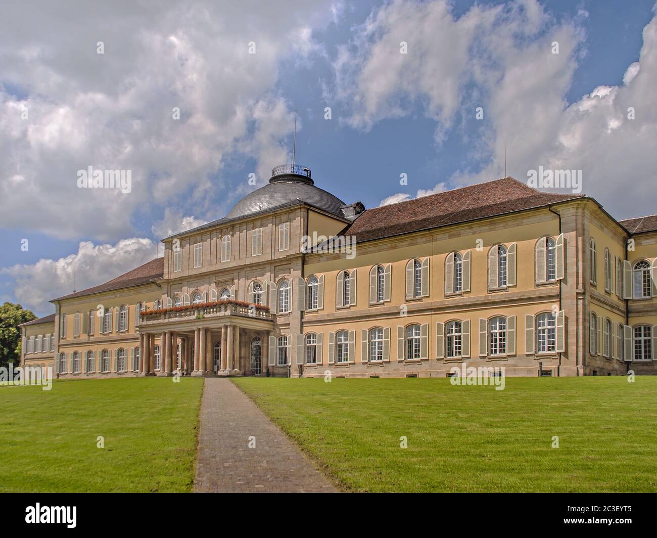 Schloss Hohenheim, Stuttgart Stockfoto