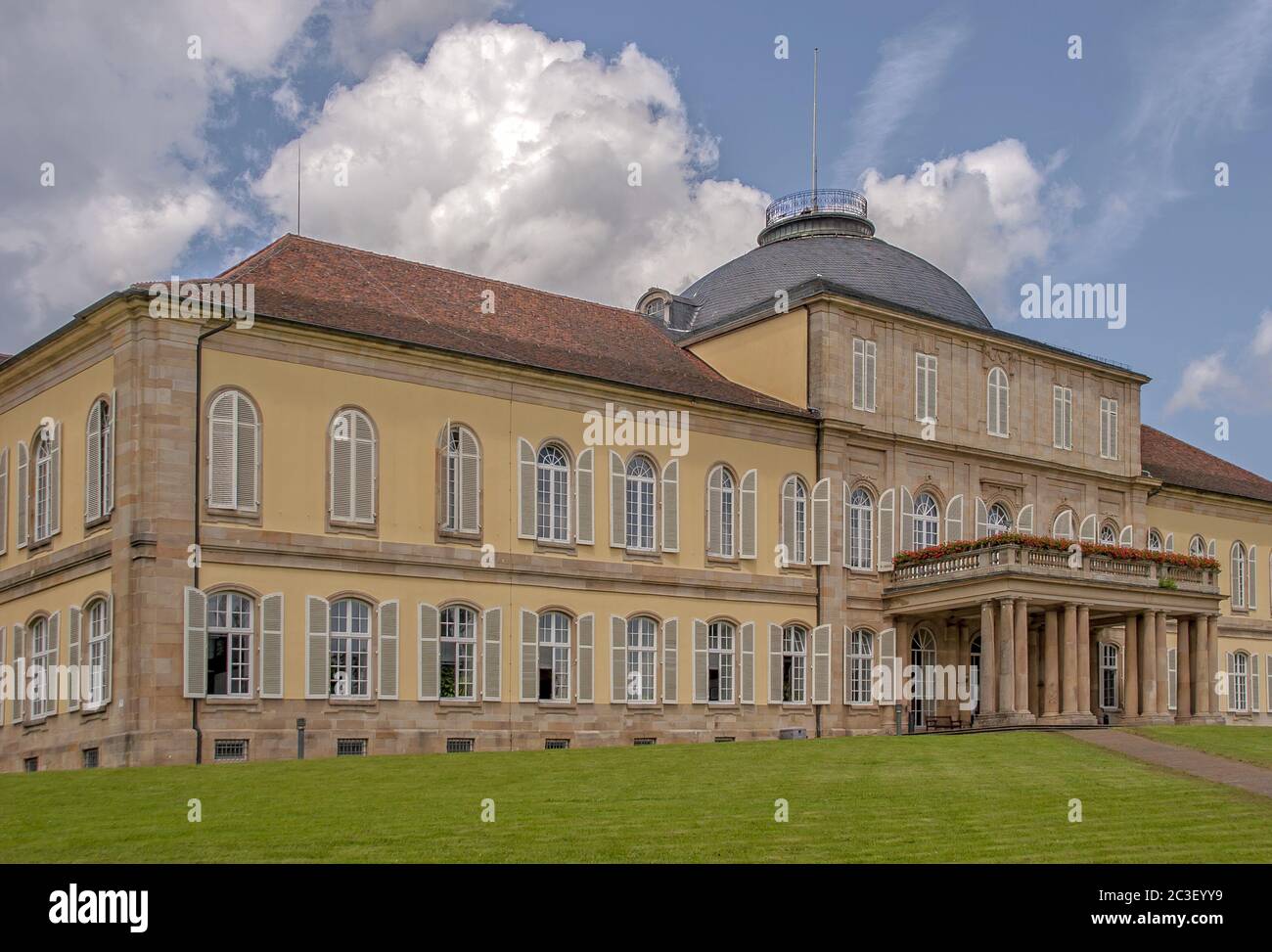 Schloss Hohenheim, Stuttgart Stockfoto