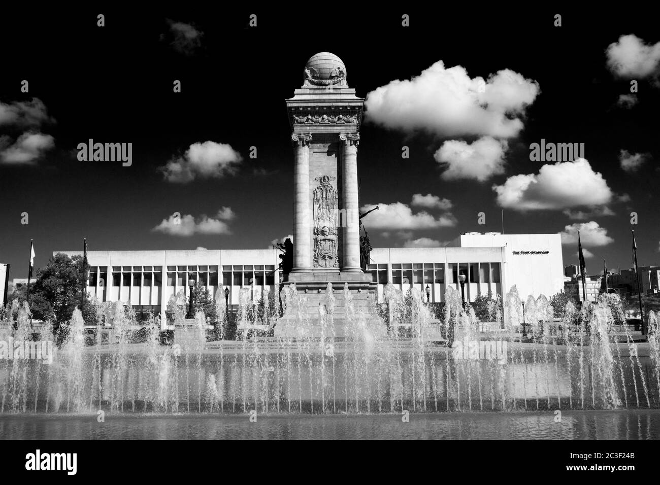 Matrosen & Soldaten Denkmal, Clinton Square, Syracuse, New York State, USA Stockfoto