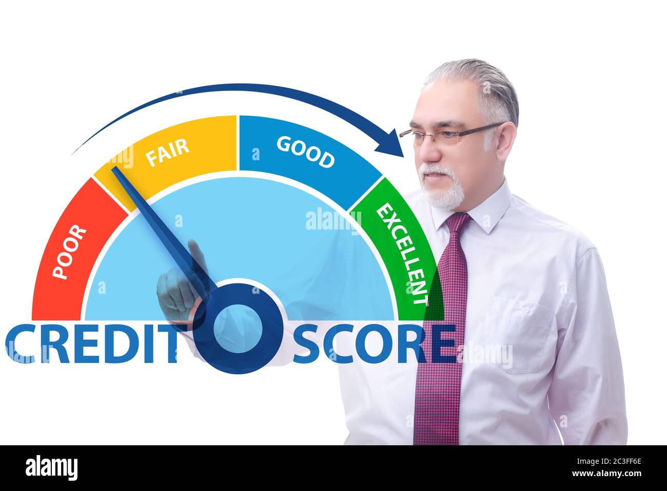 Kredit score meter -Fotos und -Bildmaterial in hoher Auflösung – Alamy