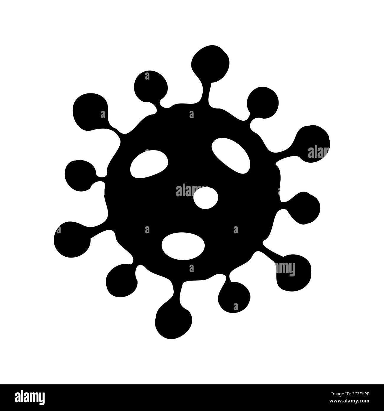 corona-Virus-Symbol Stockfoto