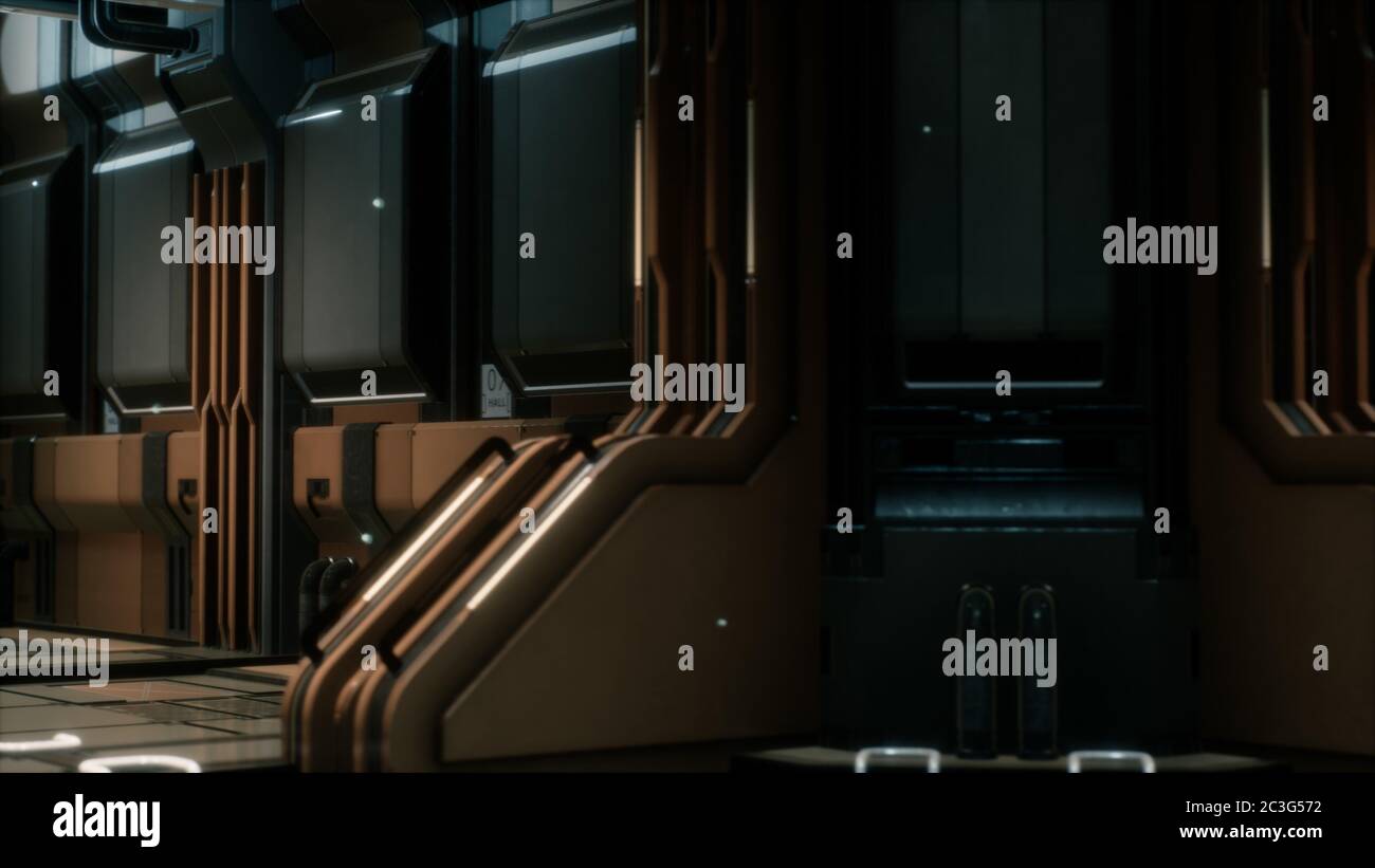 Sci Fi Raumschiff Stockfotografie Alamy