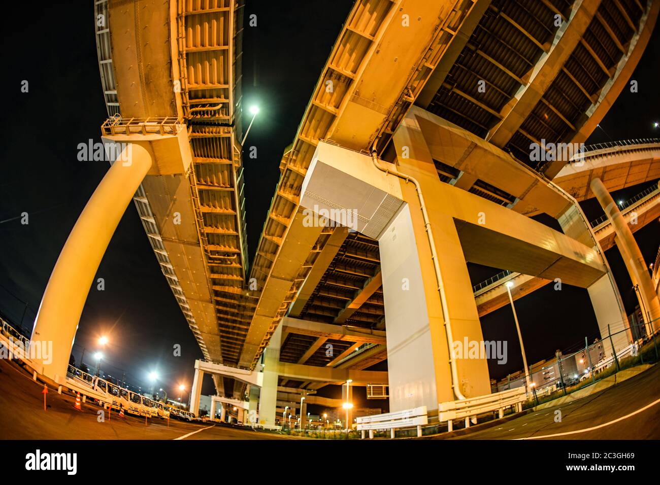 Baysiore Route Daikoku Junction (Tsurumi-ku, Yokohama City) Stockfoto