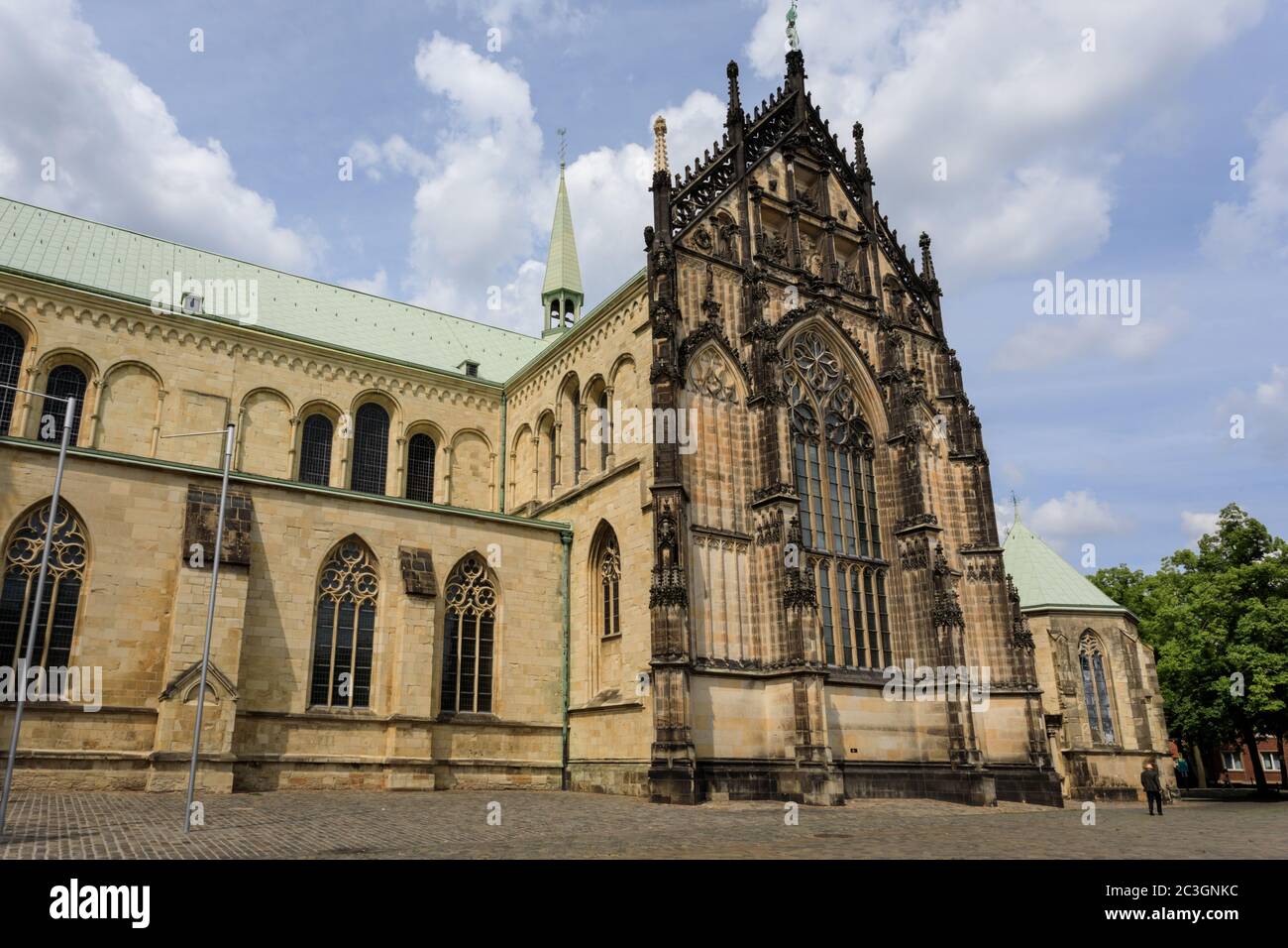 Münster Dom oder St.-Paulus-Dom Wahrzeichen römisch-katholische Domkirche in Münster, Deutschland Stockfoto