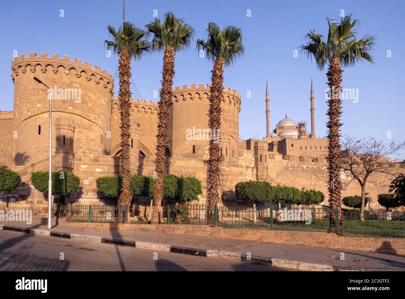 Moschee der Zitadelle Saladin, Salah El-Deen Platz, Kairo, Ägypten Stockfoto