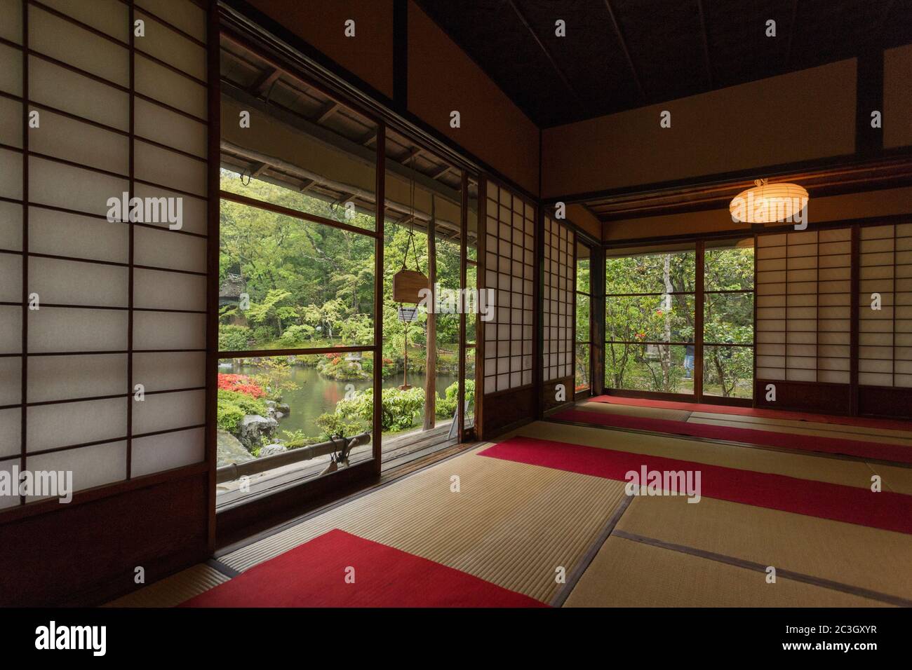 Traditionelle Teehäuser in Nara, Japan Stockfoto