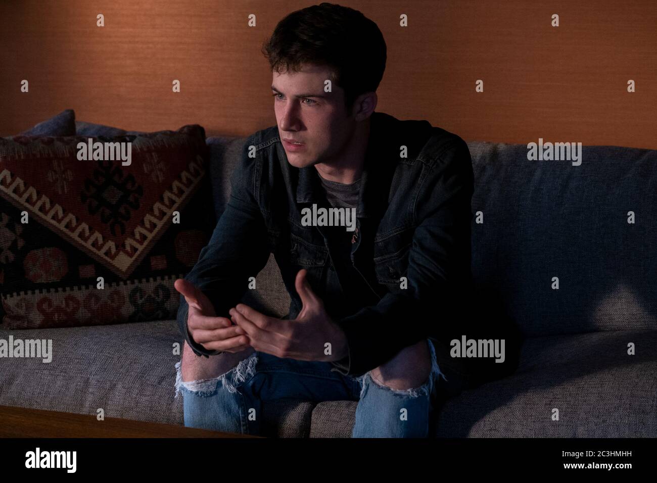 Dylan Minnette, '13 Reasons Why' Staffel 4 (2020) Credit: David Moir / Netflix / The Hollywood Archive Stockfoto