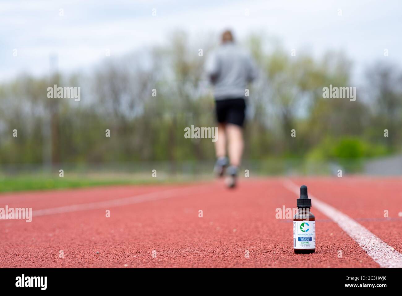 CBD Hanf medizinisches Marihuana Stockfoto