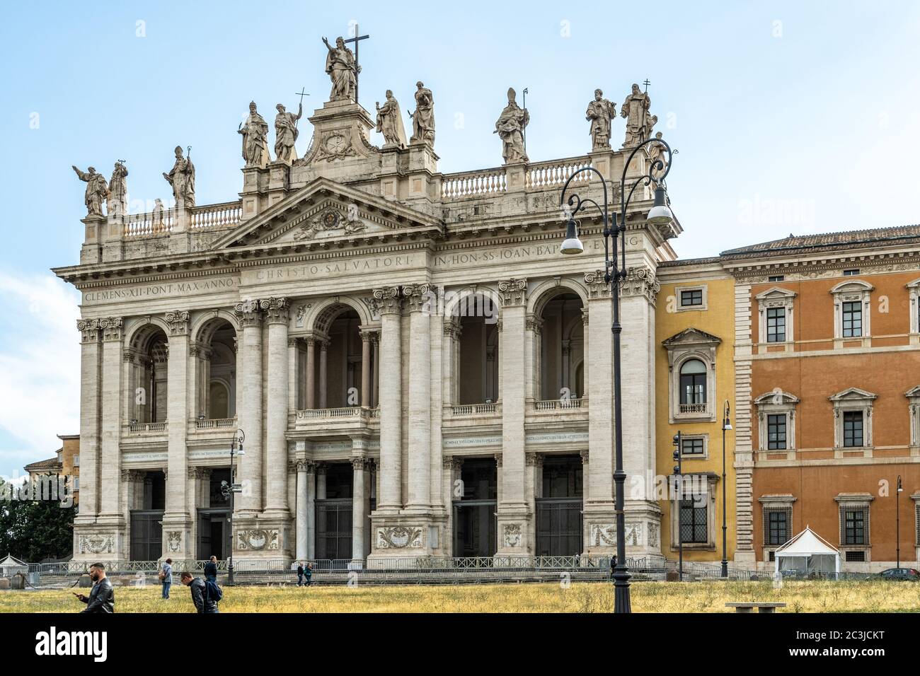Basilika San Giovanni in Laterano. Kathedrale und historischer päpstlicher Sitz. Rom, Latium Region, Italien, Europa Stockfoto