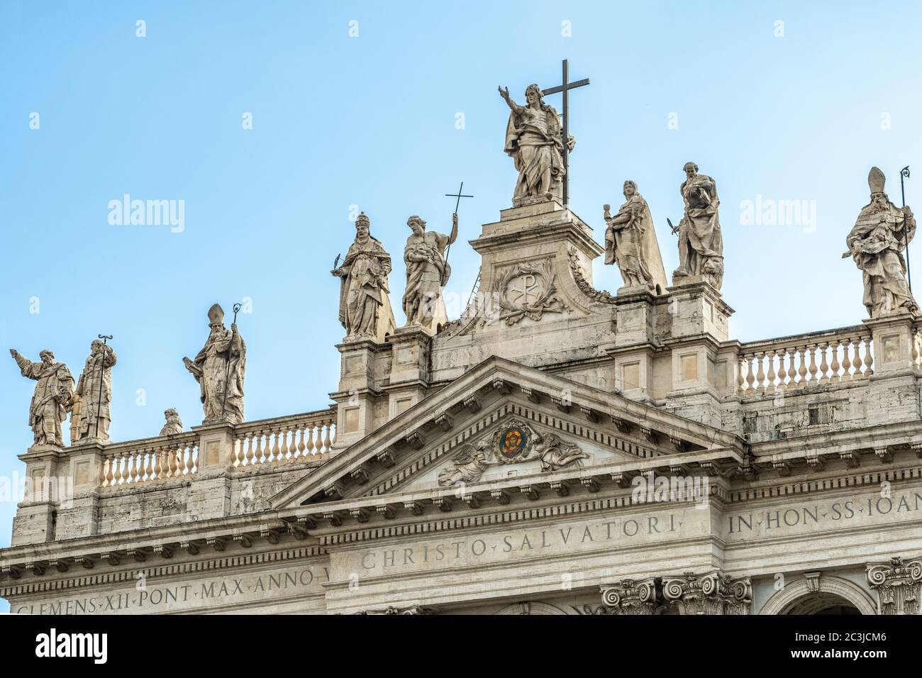 Basilika San Giovanni in Laterano. Kathedrale und historischer päpstlicher Sitz. Rom, Latium Region, Italien, Europa Stockfoto