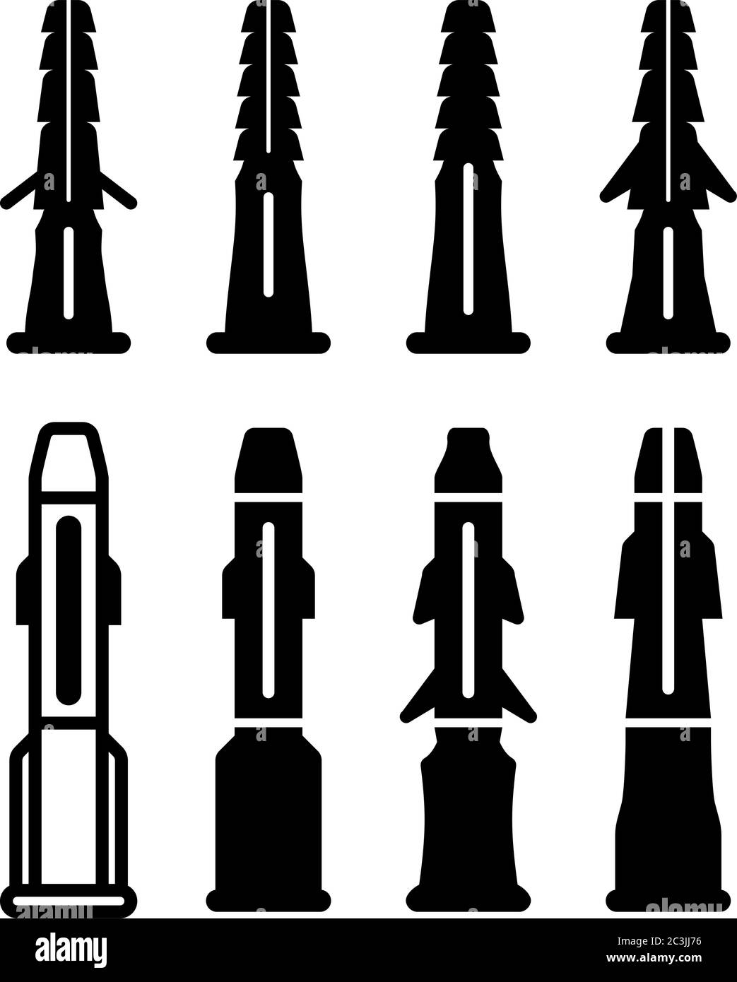 Dübelsymbol Vektorgrafik Stock Vektor