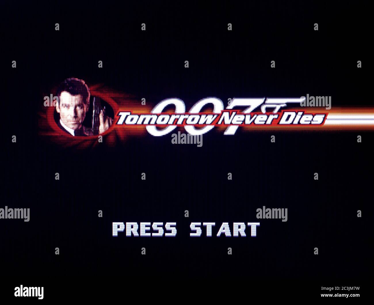 007 Tomorrow Never Dies – Sony PlayStation 1 PS1 PSX – nur für redaktionelle Zwecke Stockfoto